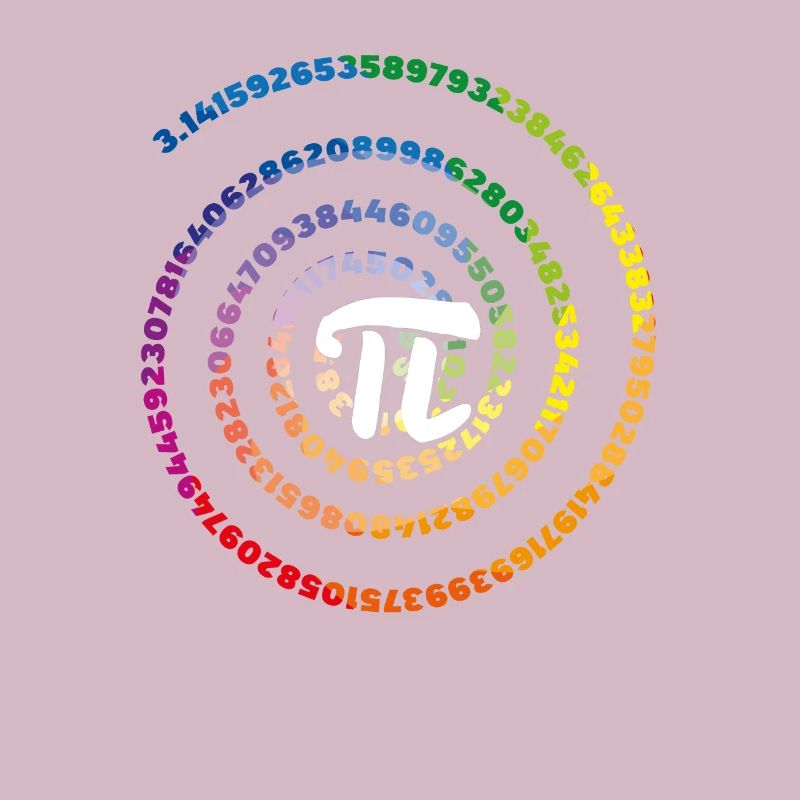 3.14 Pop Art Spiral Math Science Geek