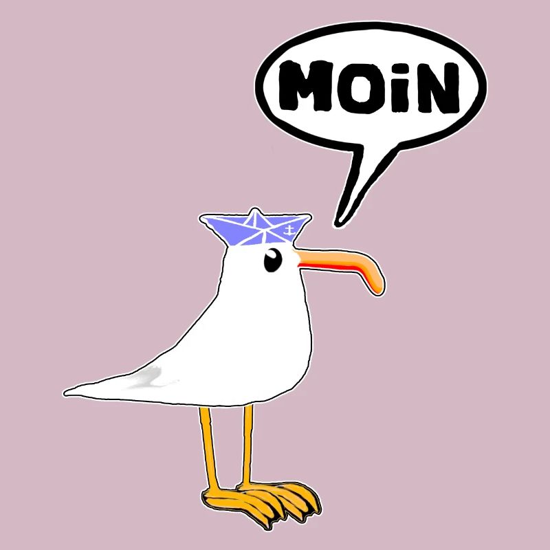 Moin Seagull Rubber Boots Boots Speech Bubble