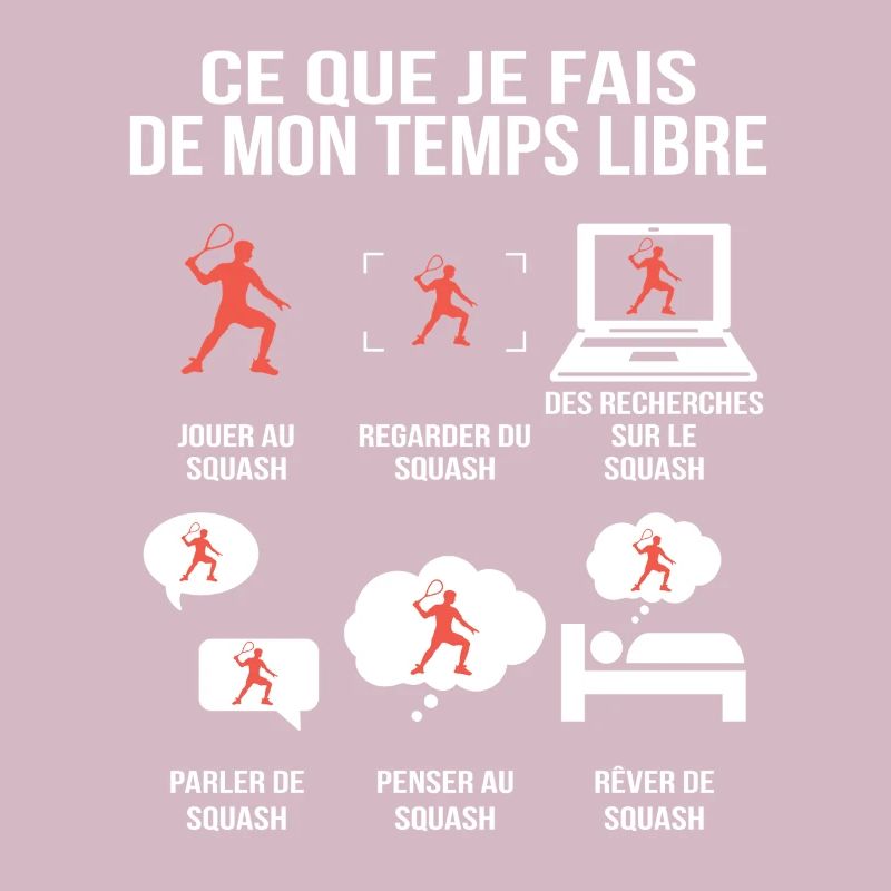 Ce que je fais de mon temps libre – Squash