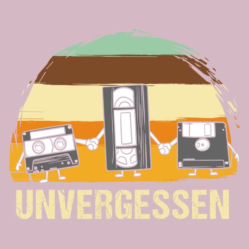 UNFORGETTABLE NEVER FORGET Retro Design Cassette