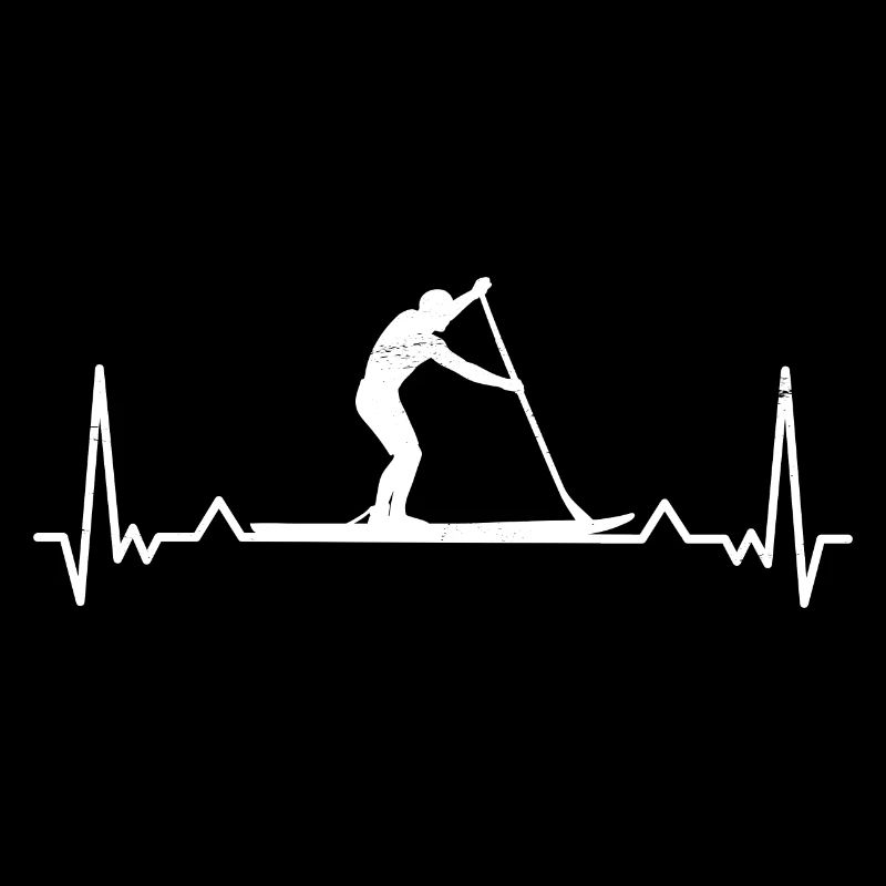 SUP Stand UP Paddling Herzschlag