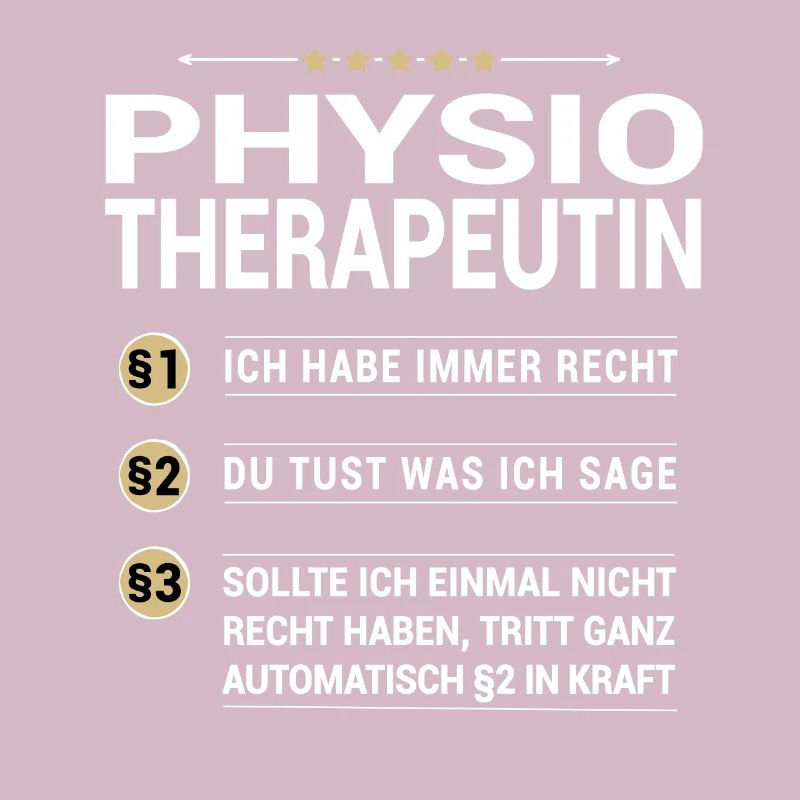 Physiotherapeutin Beruf meine eigenen Paragraphen