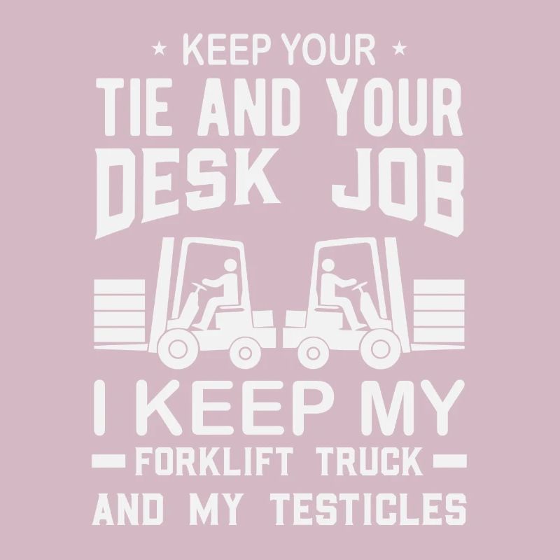 Forklift driver operator funny design