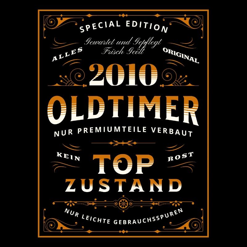 Oldtimer 13. Geburtstag Frau Mann 2010 Lustig