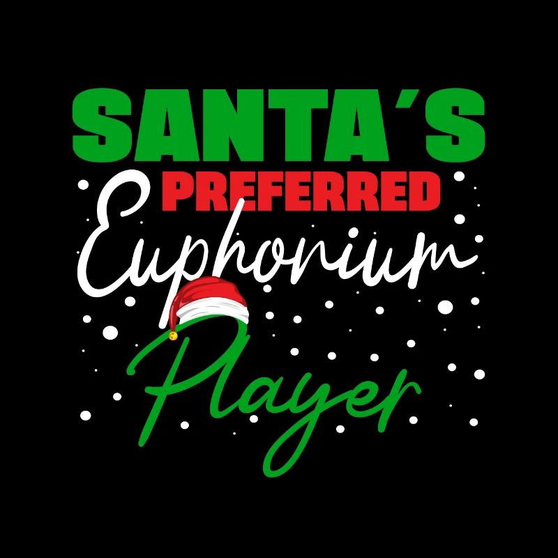 Santas Preferred Euphonium Player Baritone Bass