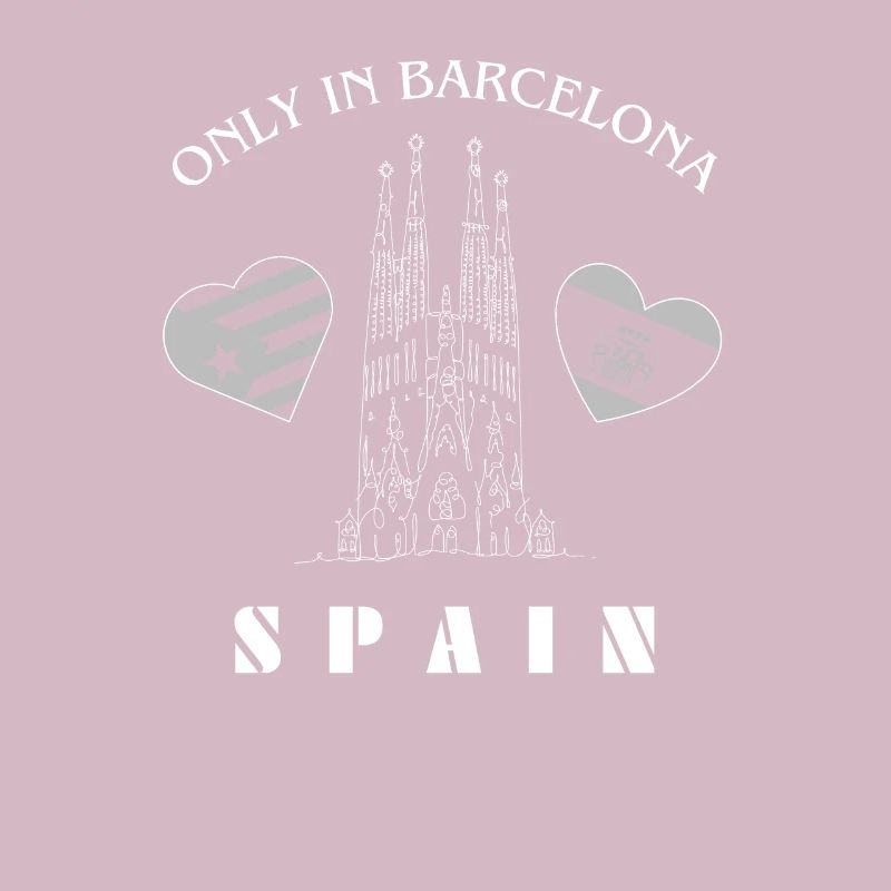 Only In Barcelona Statement Spanien Espagna