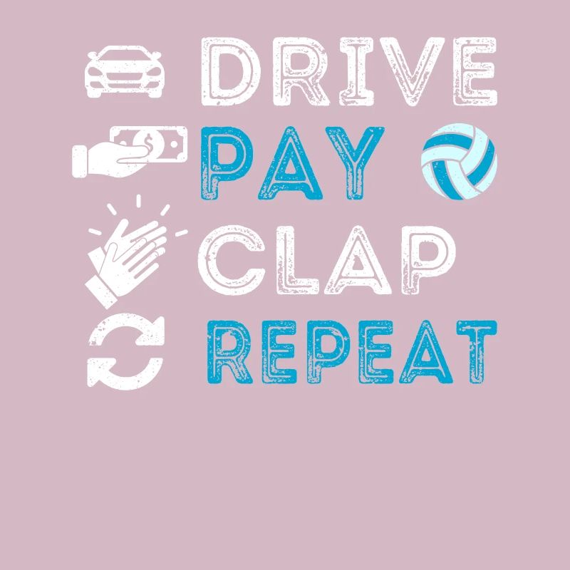 Driving, paying, clapping, repeating, eating, sleeping