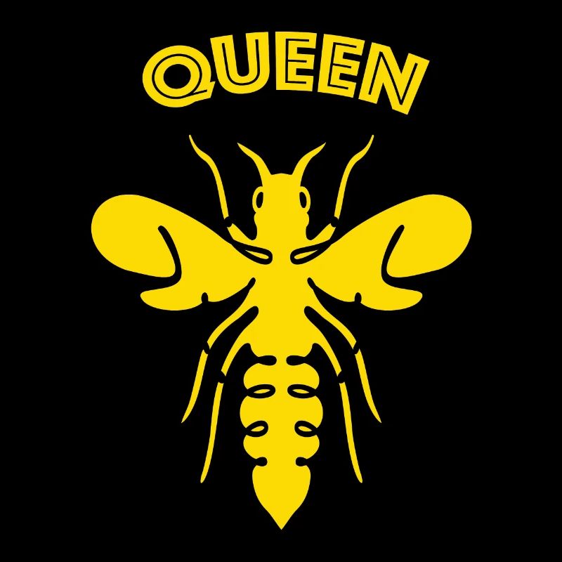 bee queen gelb