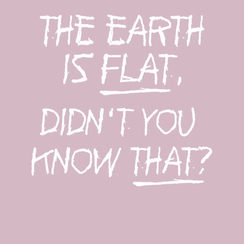 The Earth Is Flat Didn't You Know That?