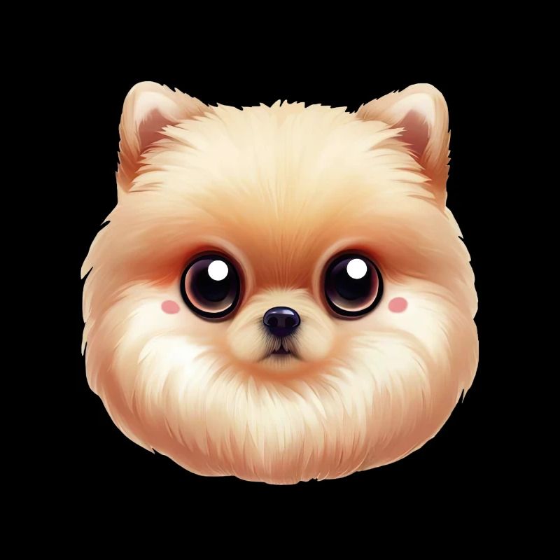 Playful Pomeranian Artwork