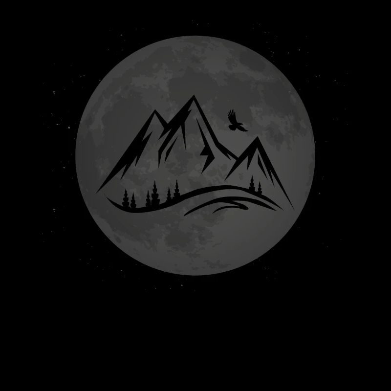 Full Moon - Mountain -