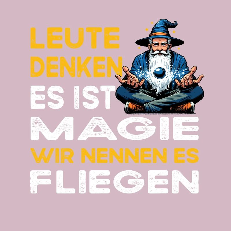 People Thinking Magic Flying Pilot