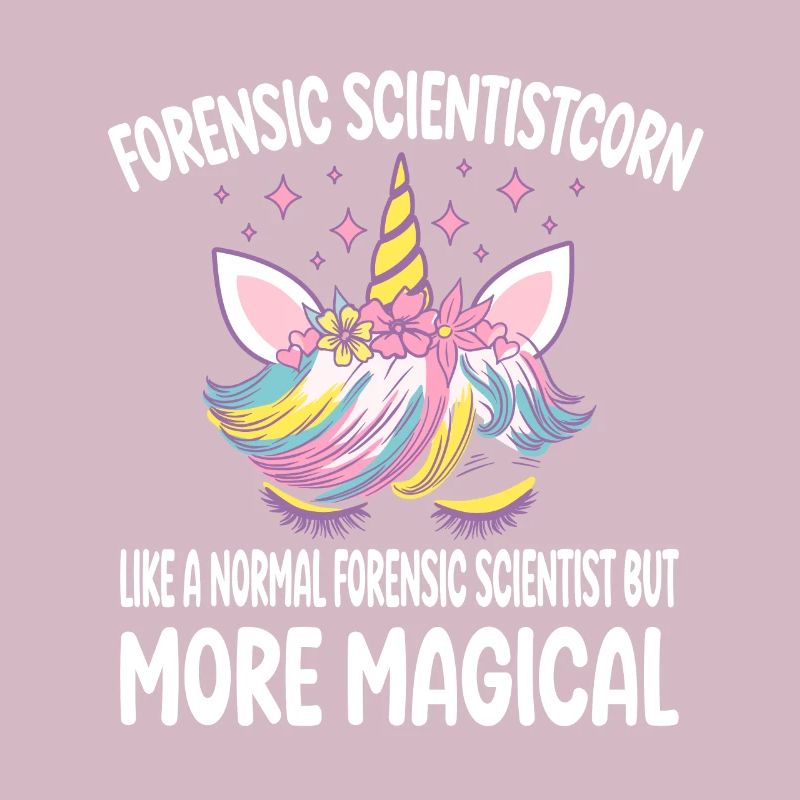 Forensic Scientistcorn comme un scientifique normal