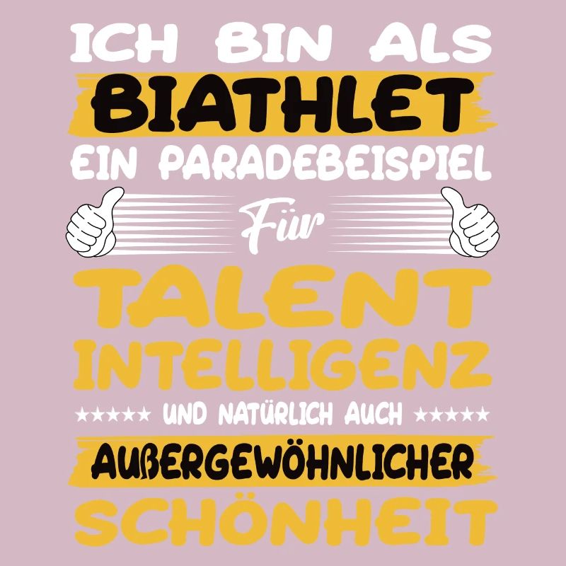 Biathlet ein Paradebeispiel Biathlon