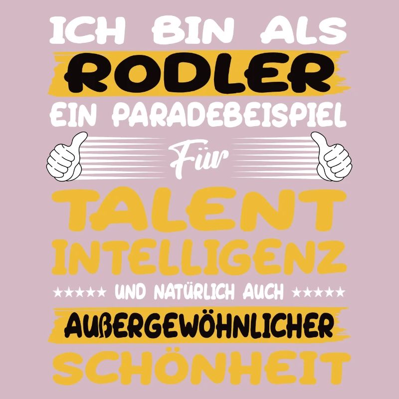 Rodler ein Paradebeispiel Rodeln