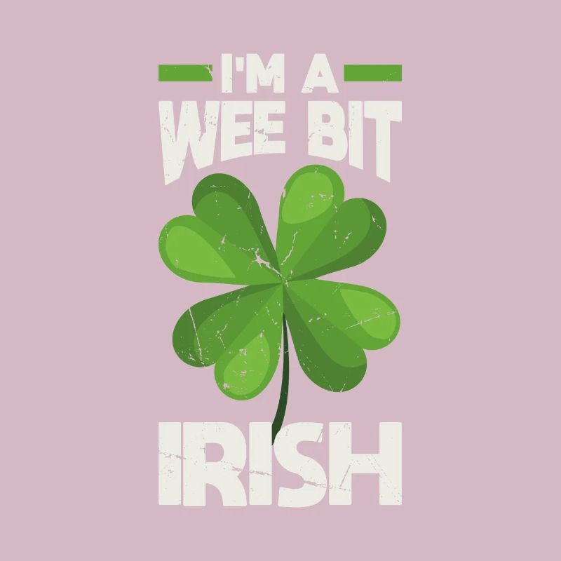 Wee Bit Irish Glücksklee Festliche Grafik