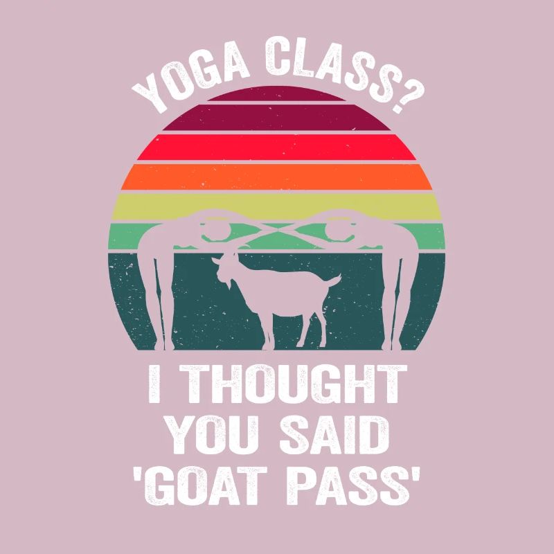 Yogastunde oder Ziegenpass