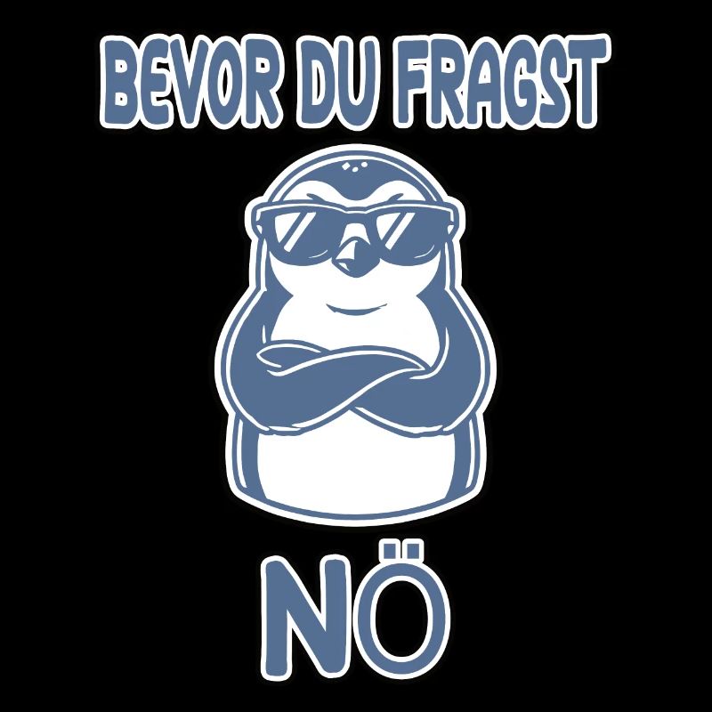 Avant de demander non Funny Penguin