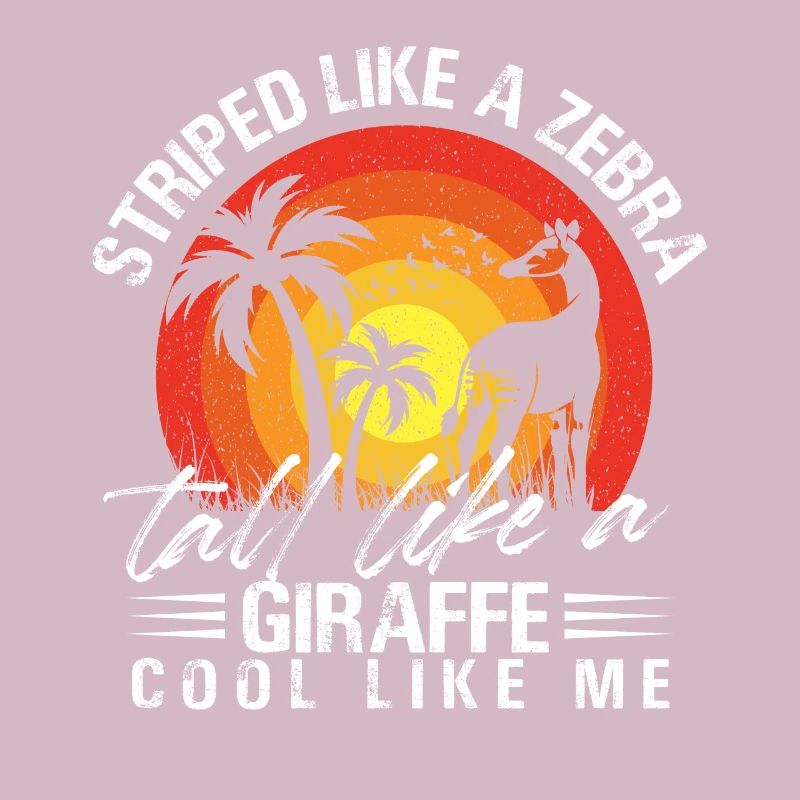 rayé comme un zèbre cool comme moi Design