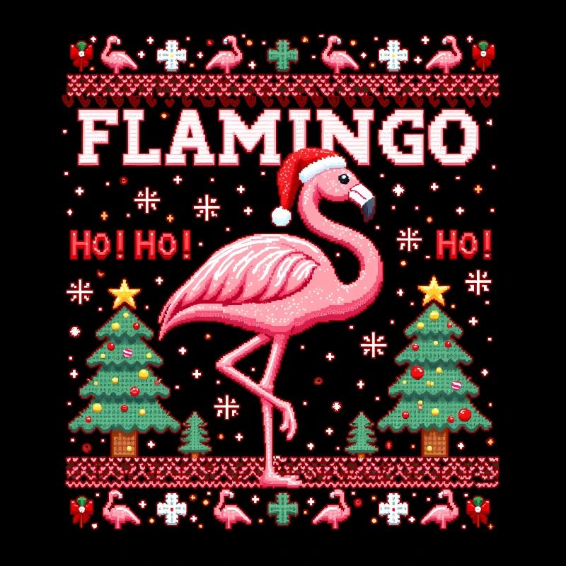 Flamingo Ho! Ho! Ho! - Weihnachten
