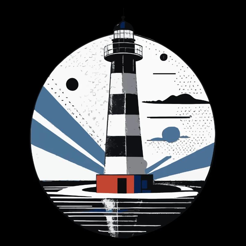 Lighthouse, Coast, Sea