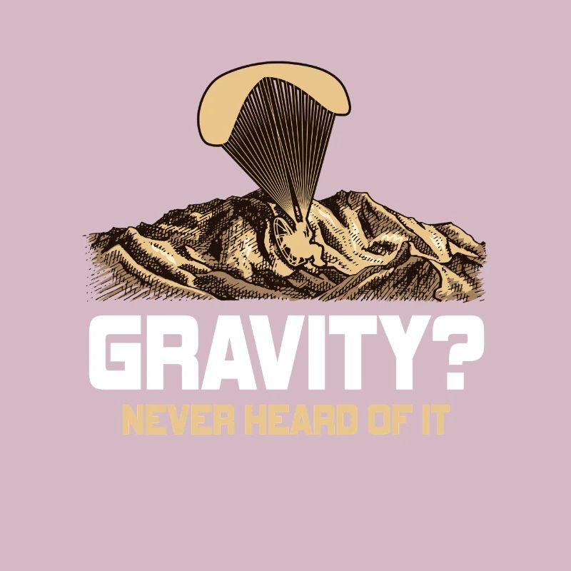 Mème hilarant de gravité de paramoteur