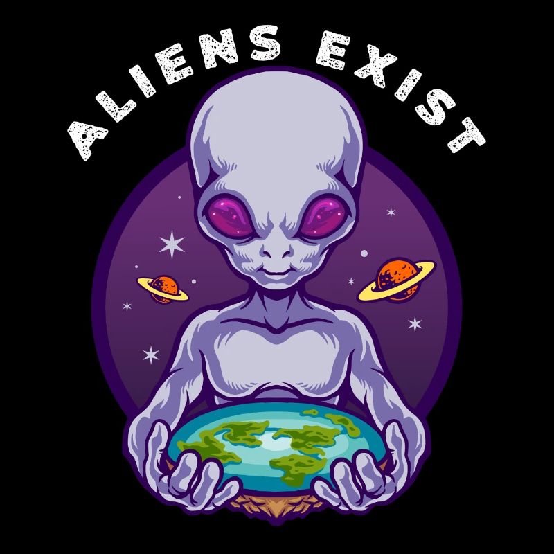 Alien Holding Earth
