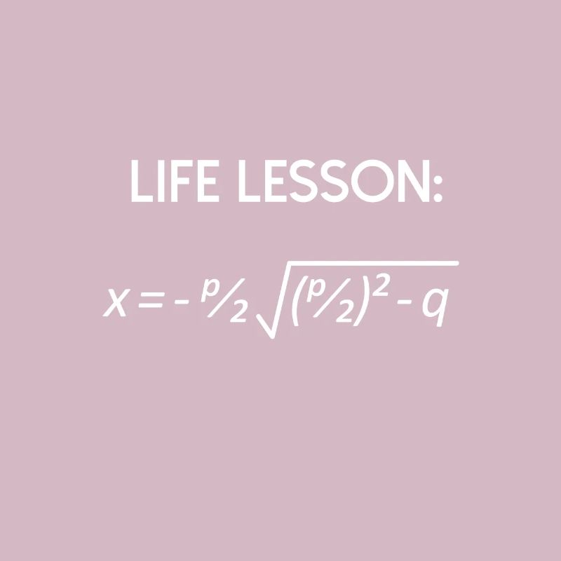 pq - Formula Life Lesson math formula