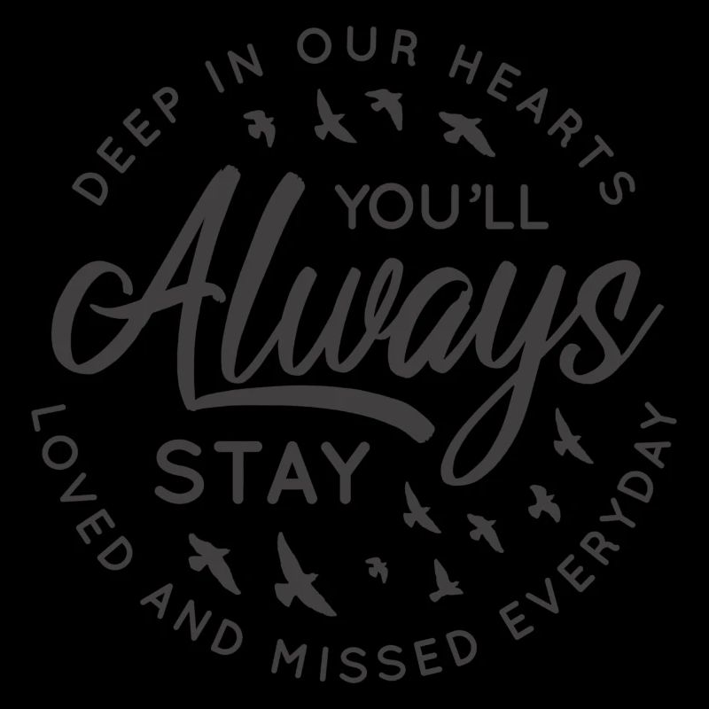 Souvenir de deuil de deuil Sort Souvenir