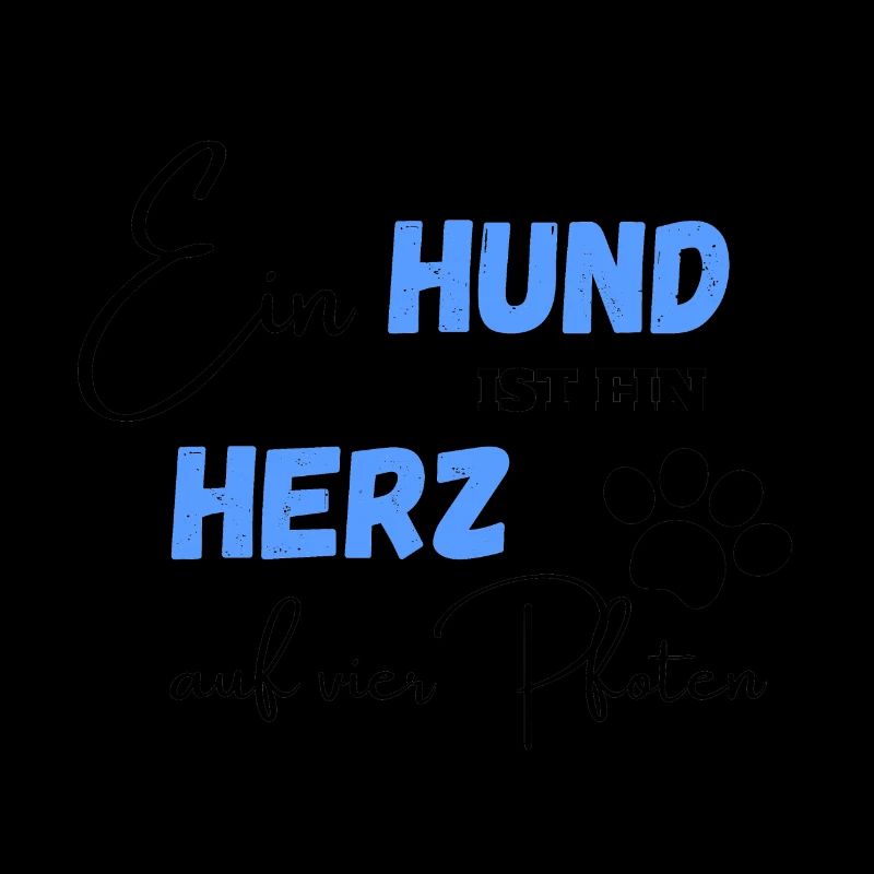 Ein Hund ist ein Herz auf vier Pfoten