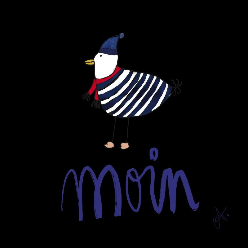 Moin Möwe Ringelshirt