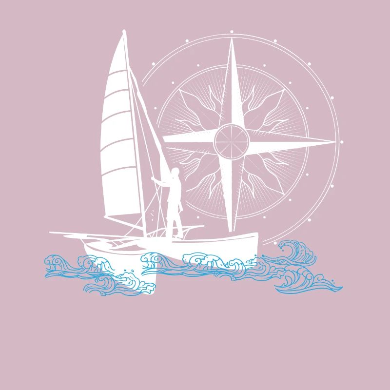 Catamaran Sailing Double Hull Bi-Coque