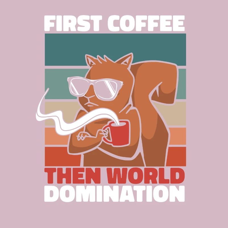 Eichhörnchen Kaffee Sonnenbrille