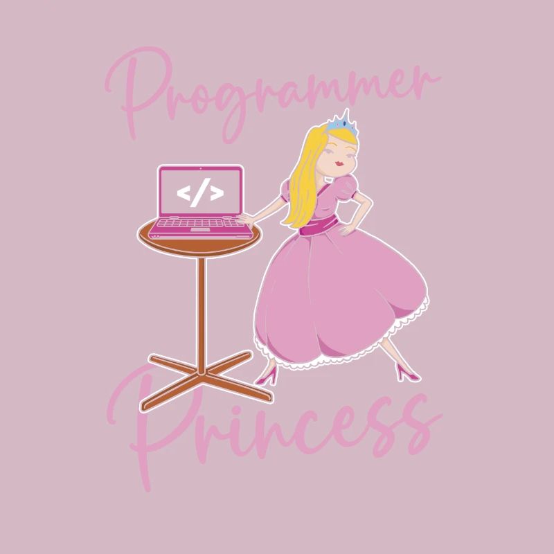 Développeur Coder Programmeur Princess