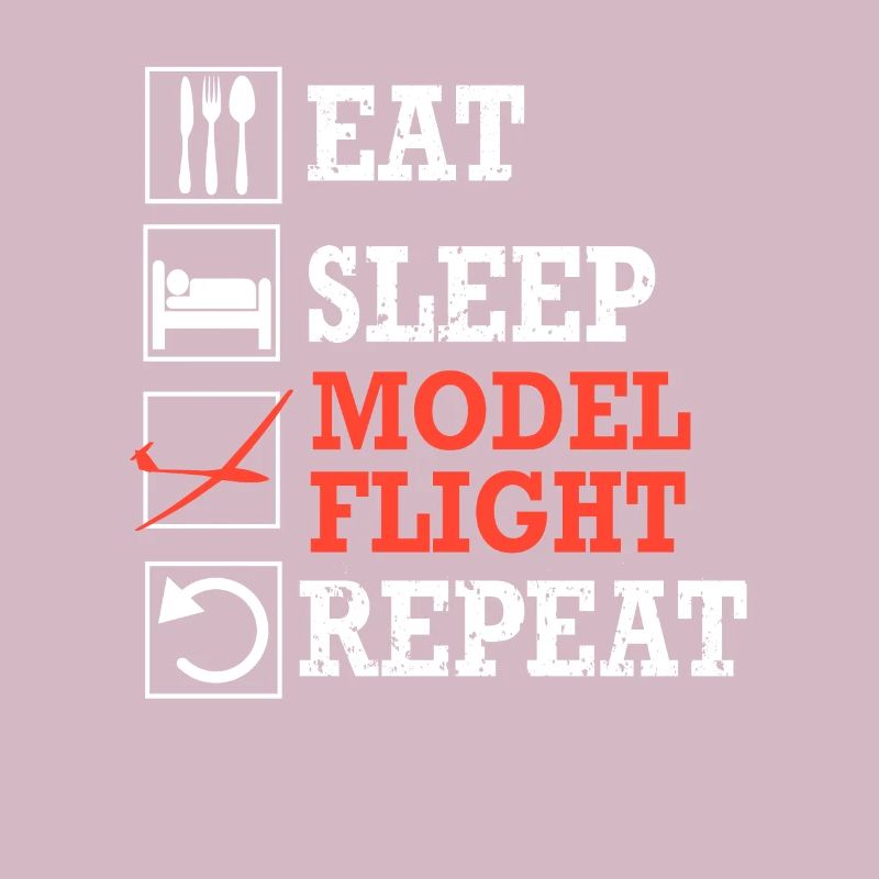 Modèle de vol model flight eat sleep repeat