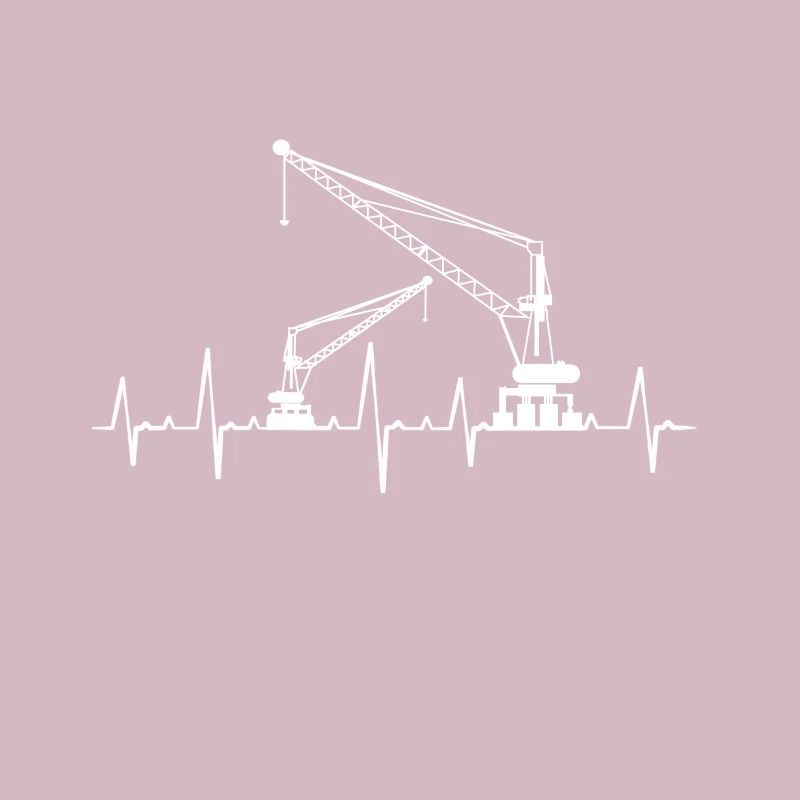 Crane cranes crane operator construction site excavator gift
