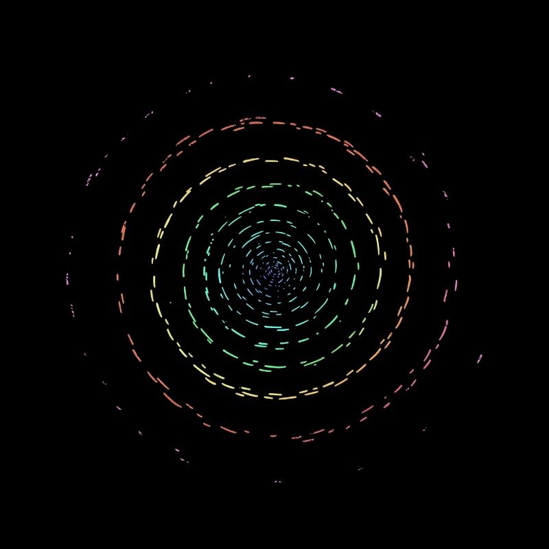 Regenbogen Kreisel Selbst gestalten