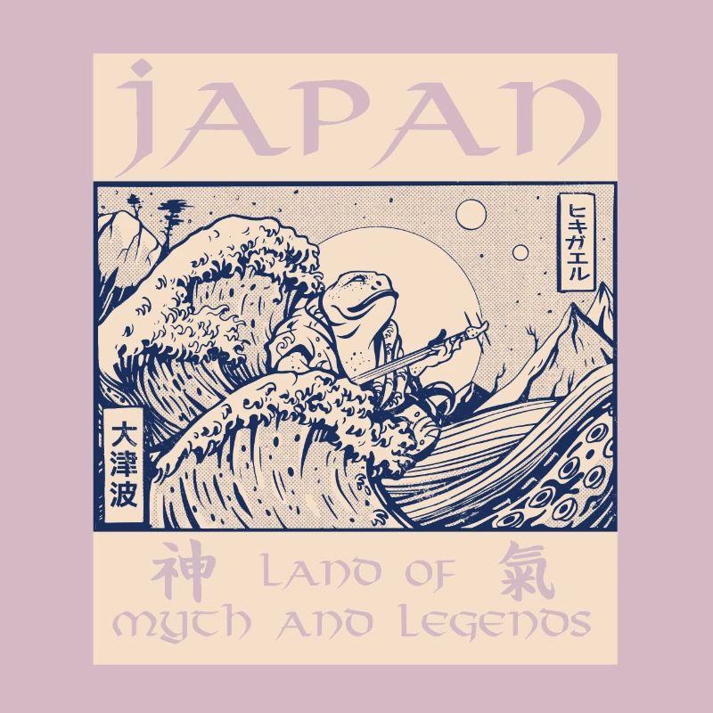 Japan History Demon Tsunami