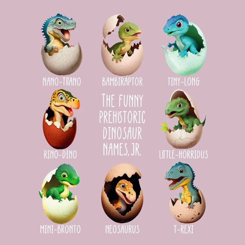 Bébé dinos dans l’œuf