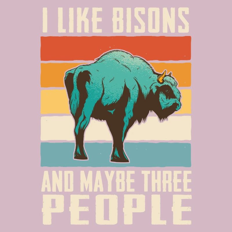 Bison Büffel Bulle Buffalo Bisons