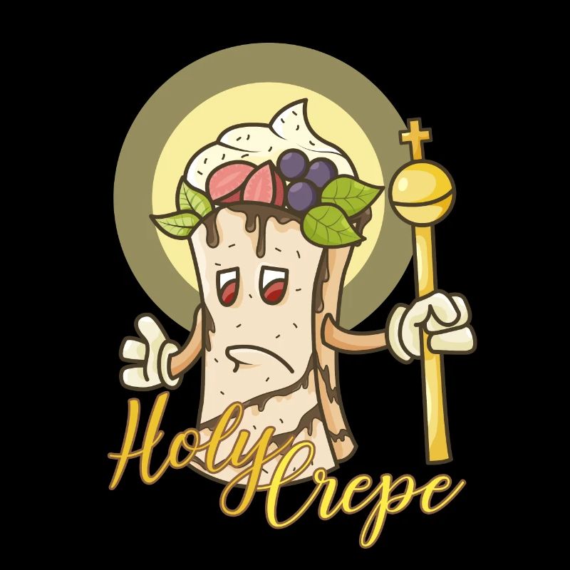 Hellige Crepe Crap Pun Pandekage Hellige Crepe