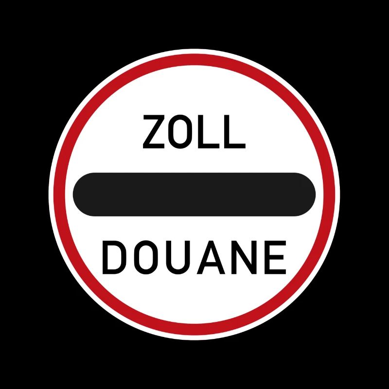 Road sign inch douane