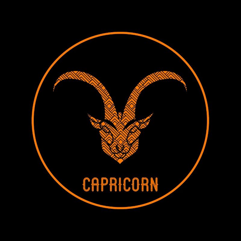 Capricorne Capricorne Signe Zodiacal Géométrique