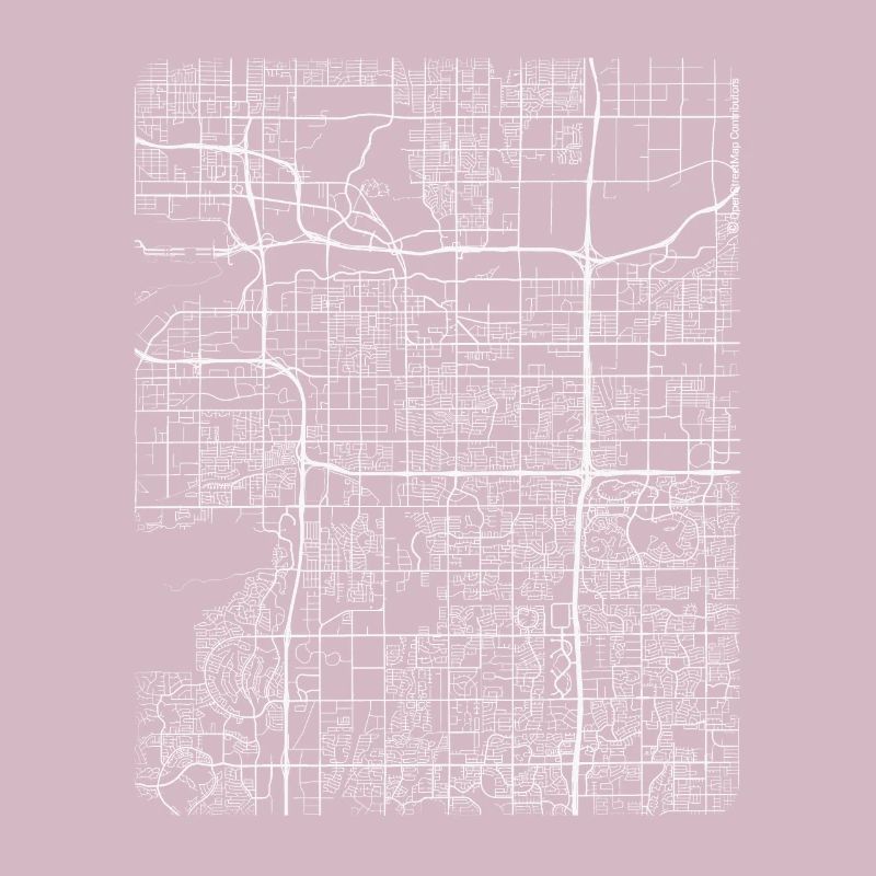 Plan et rues de Minimal Tempe