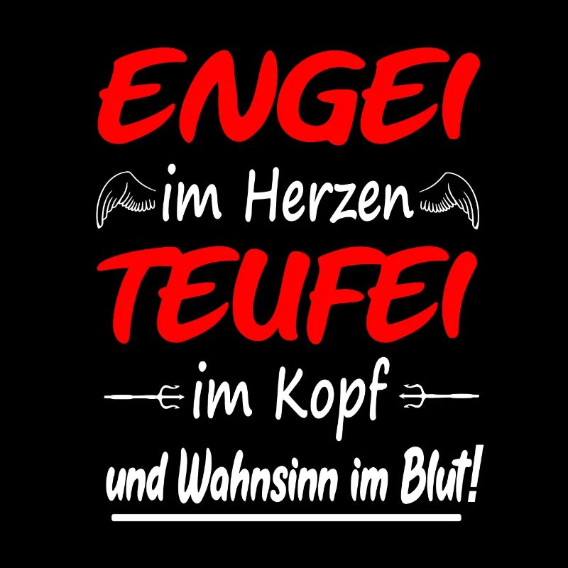 Engel Teufel Spruch Kostüm Karneval Fasching