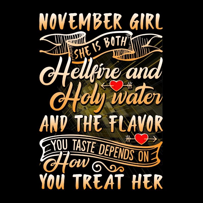 Fille de novembre dont la saveur dépend