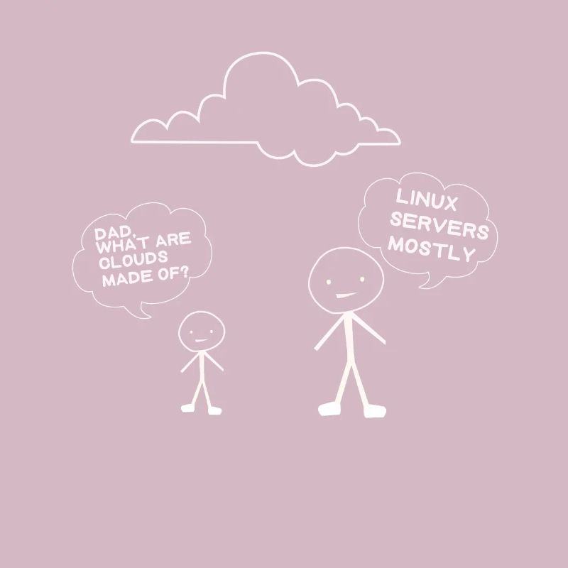 Father and son Linux
