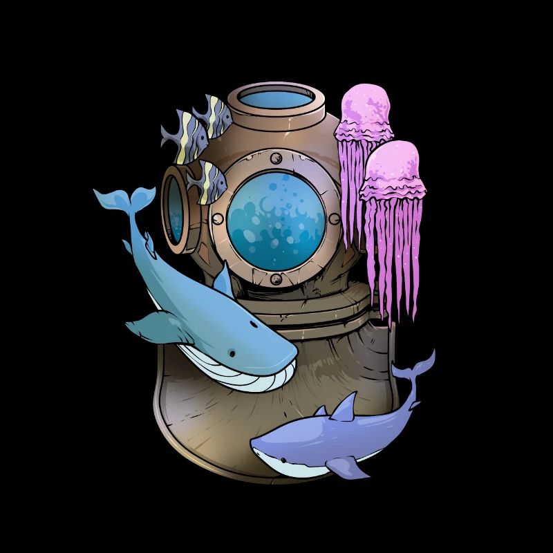 Deep Sea Scuba Diver Gift