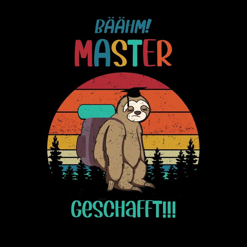 Master Geschafft Masterabschluss Geschenk