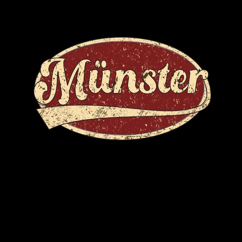 Münster Retro Tshirt Geschenk